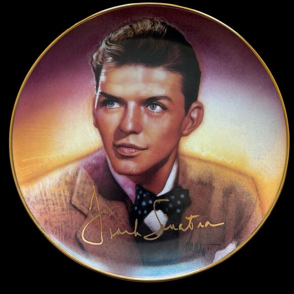 Franklin Mint Sinatra Collector Plates-Set of 4 Numbered Limited-Edition Vintage - Picture 8 of 13